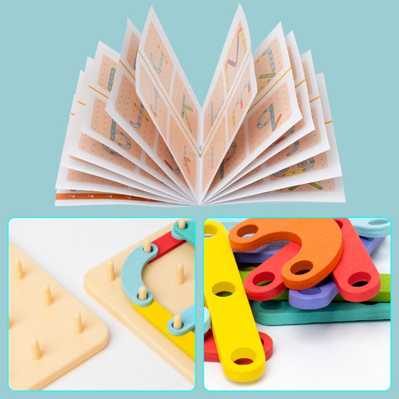 ShapeBright™ – Montessori Wooden Puzzle – Cognitive Learning Toy