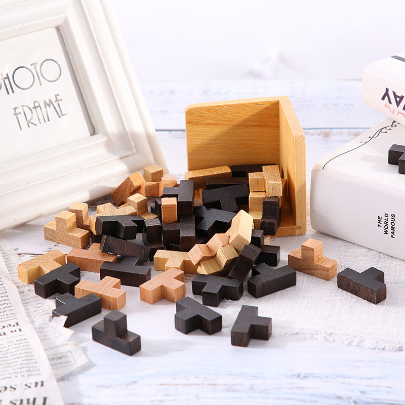 BrainCraft™ – Interactive Wooden Puzzle – Cognitive Skill Building Toy