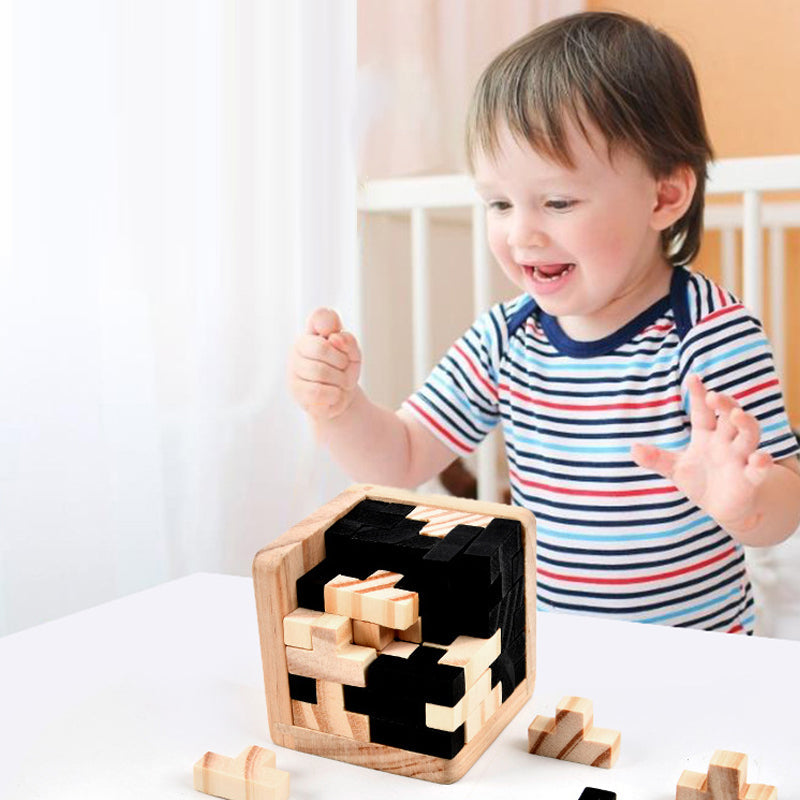BrainCraft™ – Interactive Wooden Puzzle – Cognitive Skill Building Toy