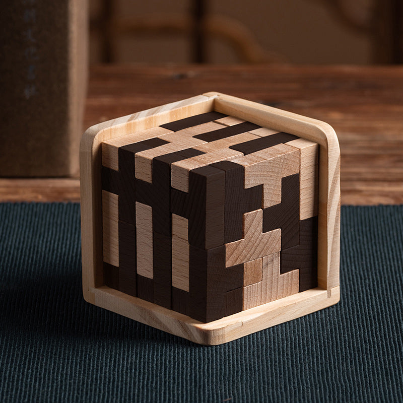 BrainCraft™ – Interactive Wooden Puzzle – Cognitive Skill Building Toy
