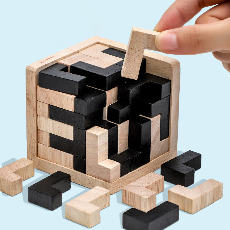 BrainCraft™ – Interactive Wooden Puzzle – Cognitive Skill Building Toy