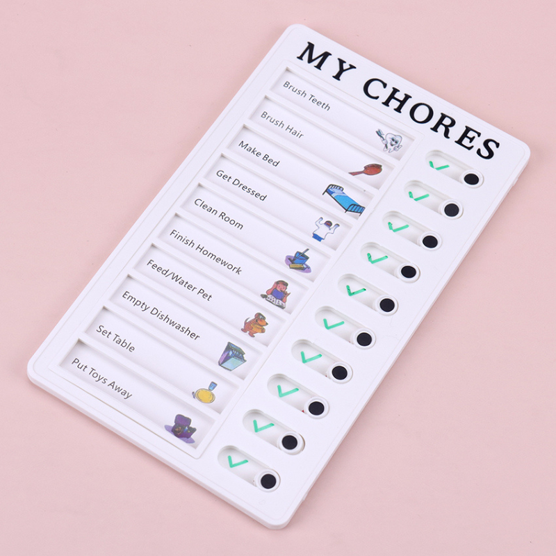 TaskMark™ – Kids Chore Chart Set – Visual Daily Organizer
