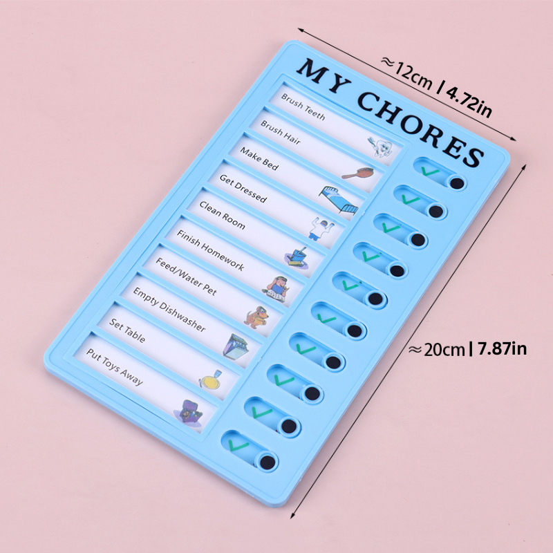 TaskMark™ – Kids Chore Chart Set – Visual Daily Organizer