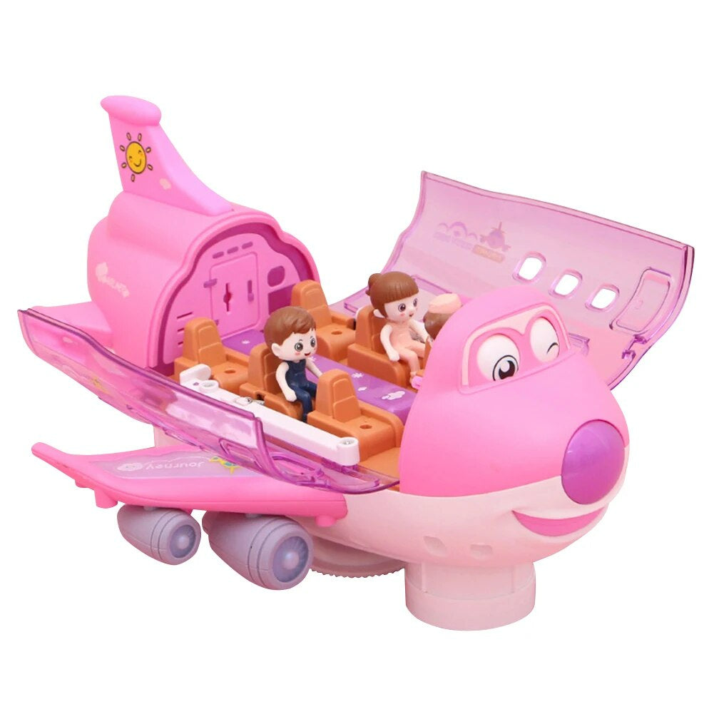 SkySpin™ – Light-Up Airplane Toy – 360° Spinning Play Fun