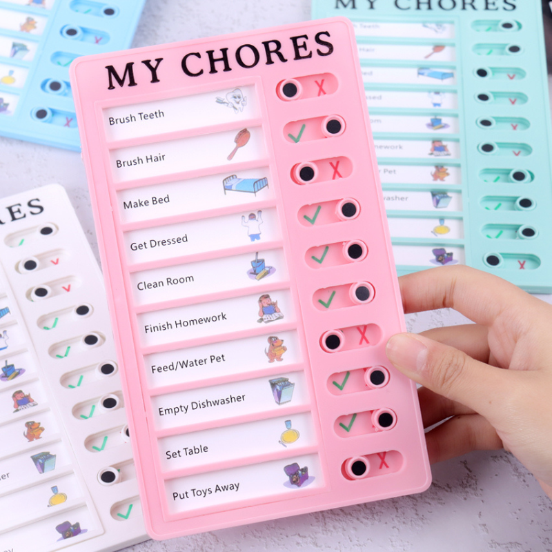 TaskMark™ – Kids Chore Chart Set – Visual Daily Organizer