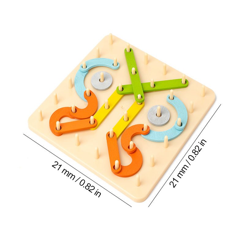 ShapeBright™ – Montessori Wooden Puzzle – Cognitive Learning Toy