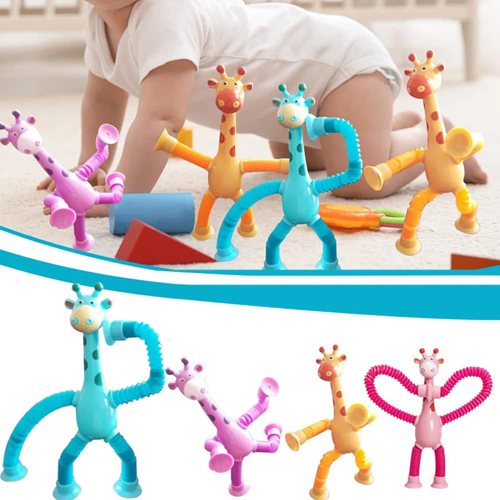 Giraffix™ – Stretchable Suction-Cup Giraffe – Imaginative Animal Toy