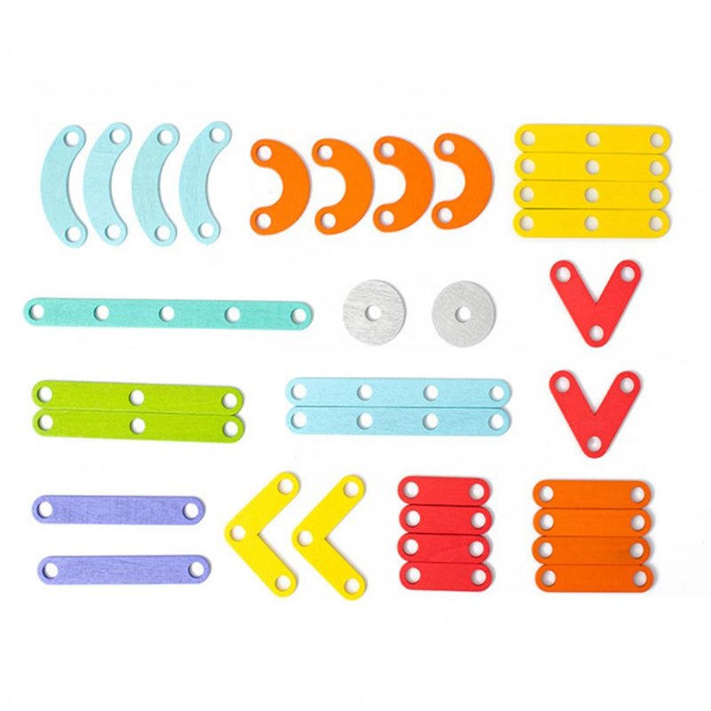 ShapeBright™ – Montessori Wooden Puzzle – Cognitive Learning Toy