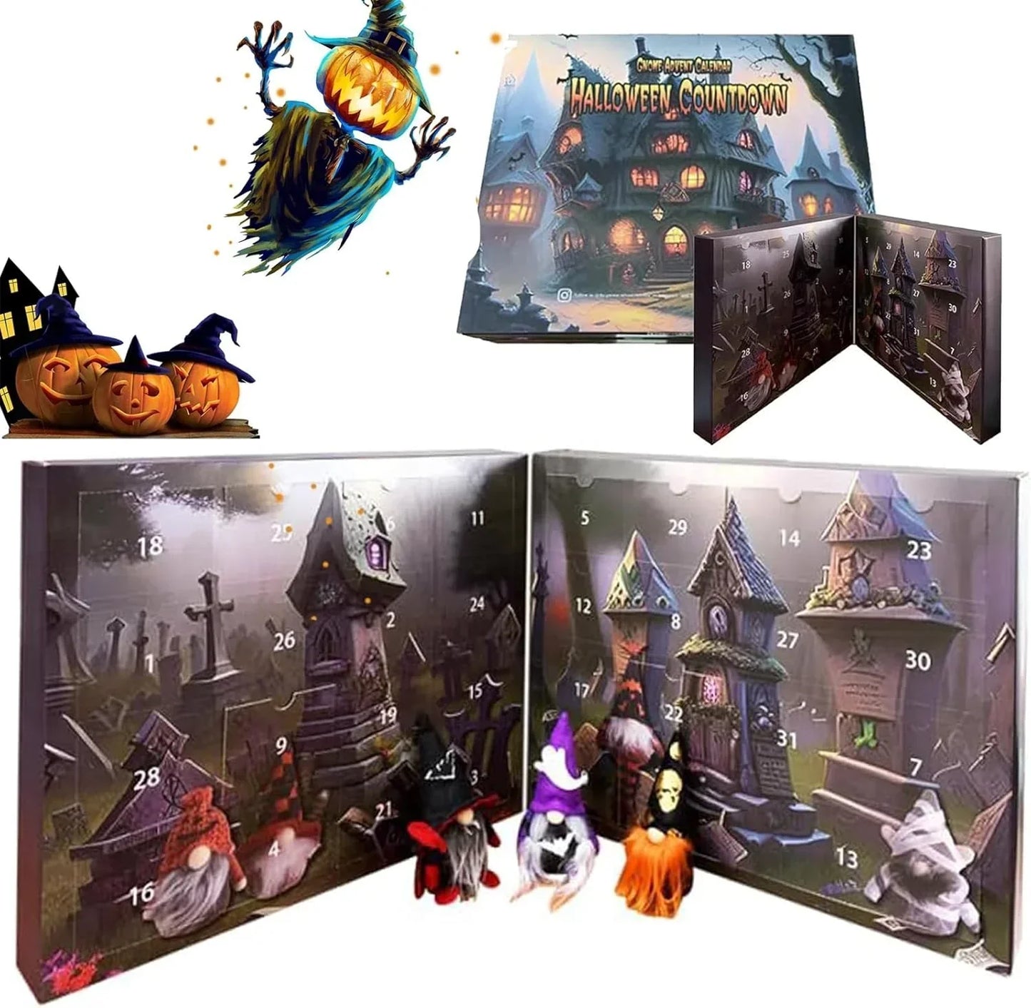 GnomeWonder™ – 2025 Advent Calendar – Christmas & Halloween Magic