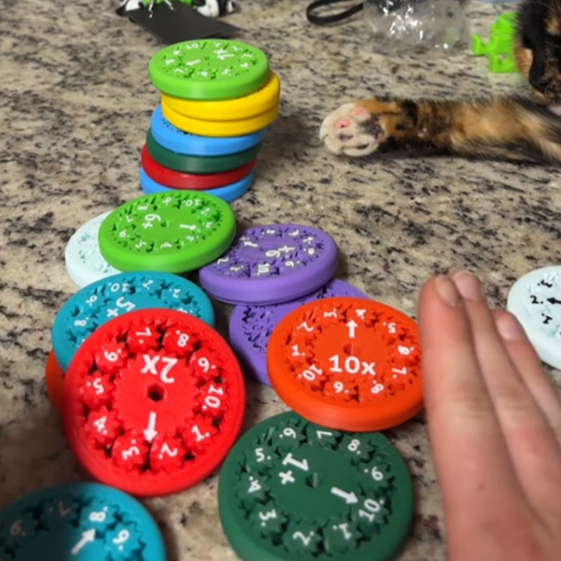 Math Fidget Spinners - Make learning fun!