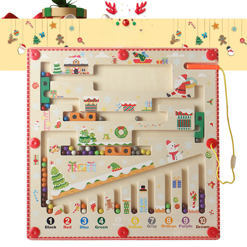 MazeMeadow™ – Wooden Magnetic Maze – Guided Puzzle Play