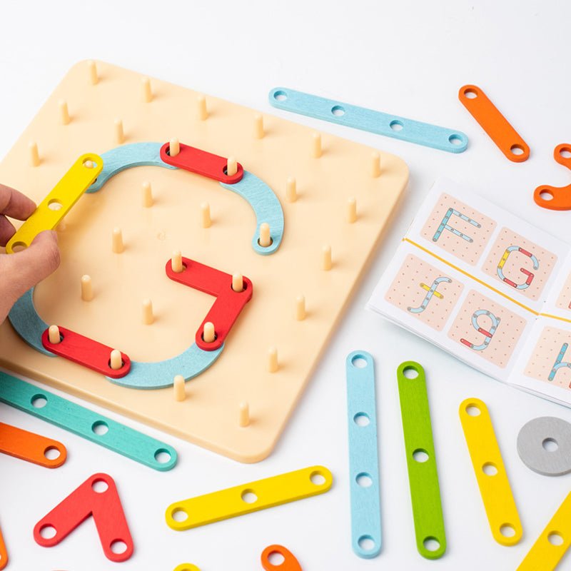 ShapeBright™ – Montessori Wooden Puzzle – Cognitive Learning Toy