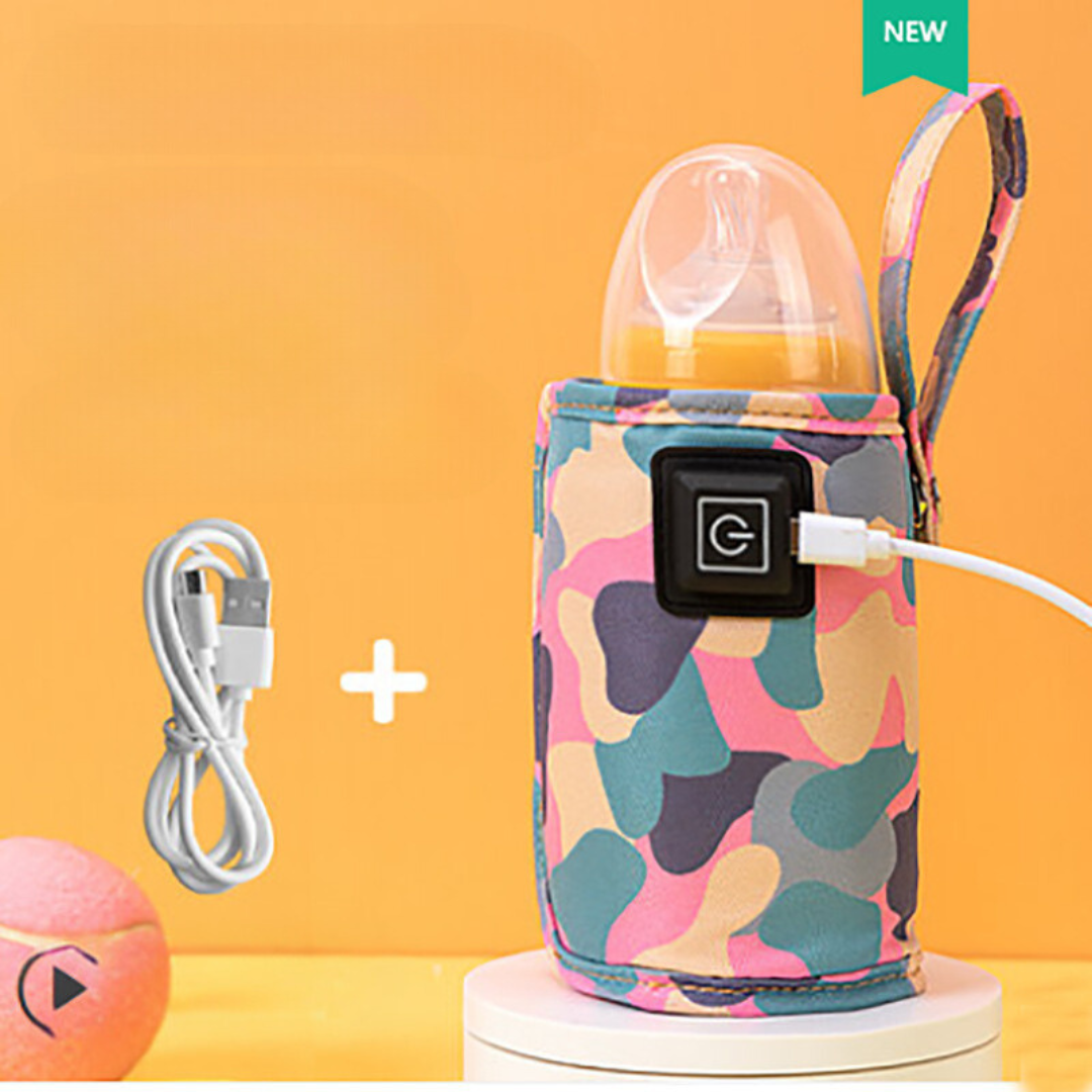 WarmEase™ – USB Baby Bottle Warmer – Fast, Portable Feeding Comfort