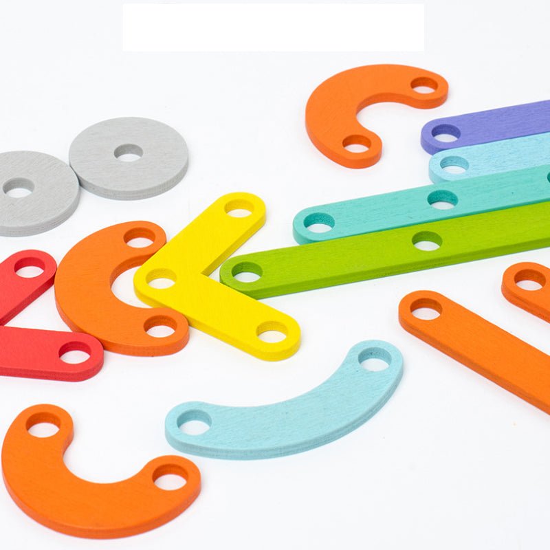 ShapeBright™ – Montessori Wooden Puzzle – Cognitive Learning Toy