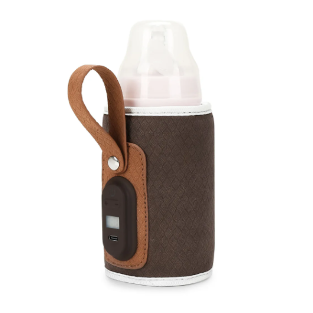 WarmSip™ – Portable USB Bottle Warmer – 7-Setting Temperature Control