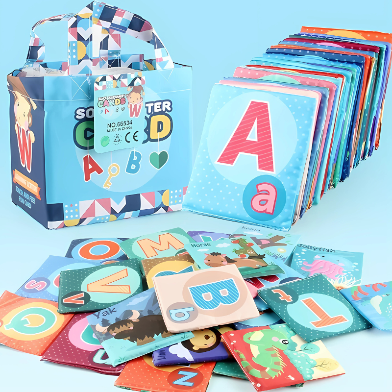 LetterHug™ – Soft Alphabet Learning Cards – Portable Learning Fun