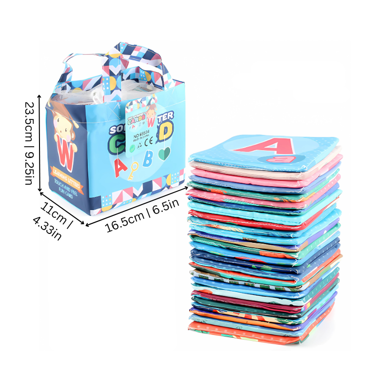 LetterHug™ – Soft Alphabet Learning Cards – Portable Learning Fun
