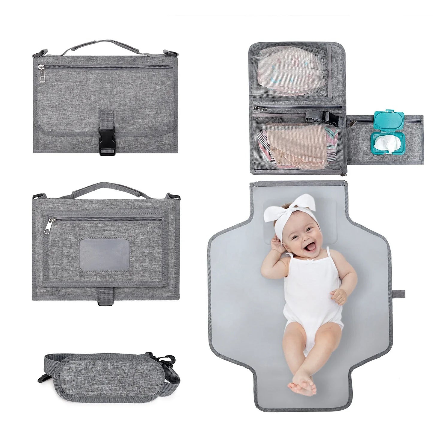 ChangeMate™ – Portable Baby Changing Pad – Travel-Ready Diaper Station