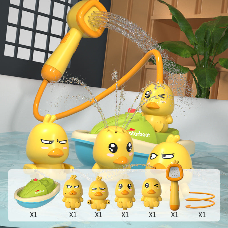 DuckySpray™ – Motorised Bath Time Fountain – Interactive Water Toy