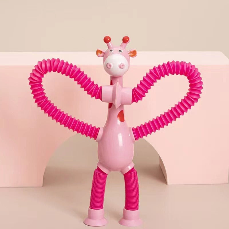 Giraffix™ – Stretchable Suction-Cup Giraffe – Imaginative Animal Toy