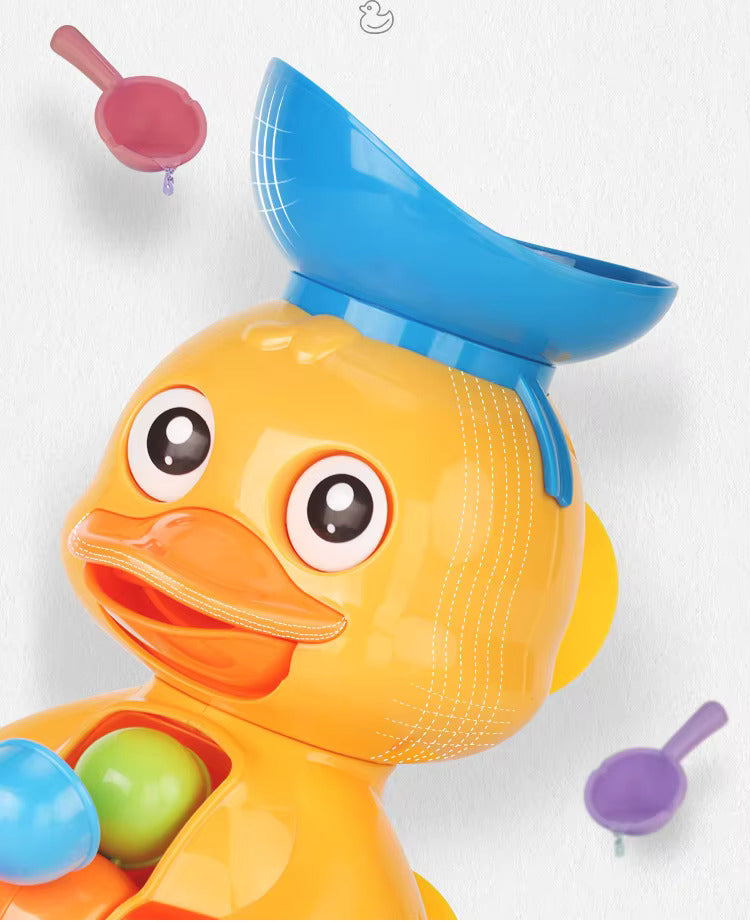 QuackyWheel™ – Interactive Duck Bath Toy – Splash & Learn Fun