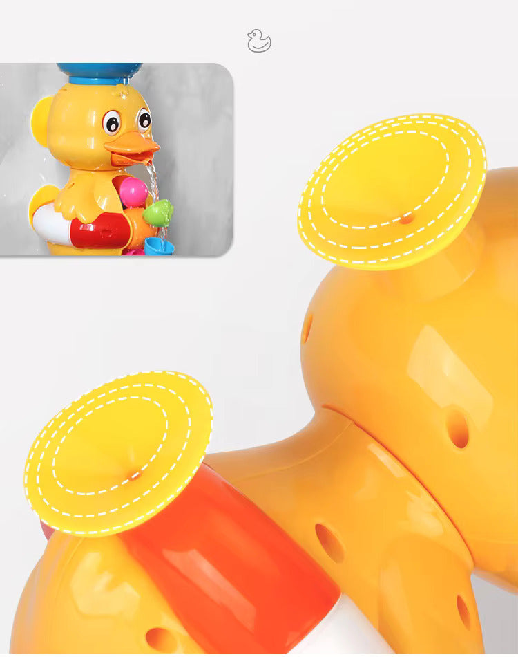 QuackyWheel™ – Interactive Duck Bath Toy – Splash & Learn Fun