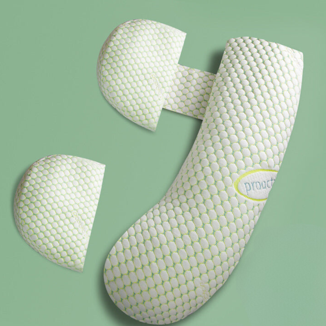 DreamNest™ – Ergonomic Pregnancy Pillow – Full-Body Support for Restful Sleep