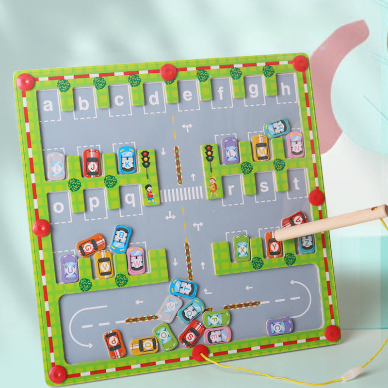 MazeMeadow™ – Wooden Magnetic Maze – Guided Puzzle Play