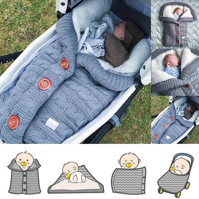 CozyCradle™ – Fleece Baby Sleeping Bag – Soft, Warm & Breathable