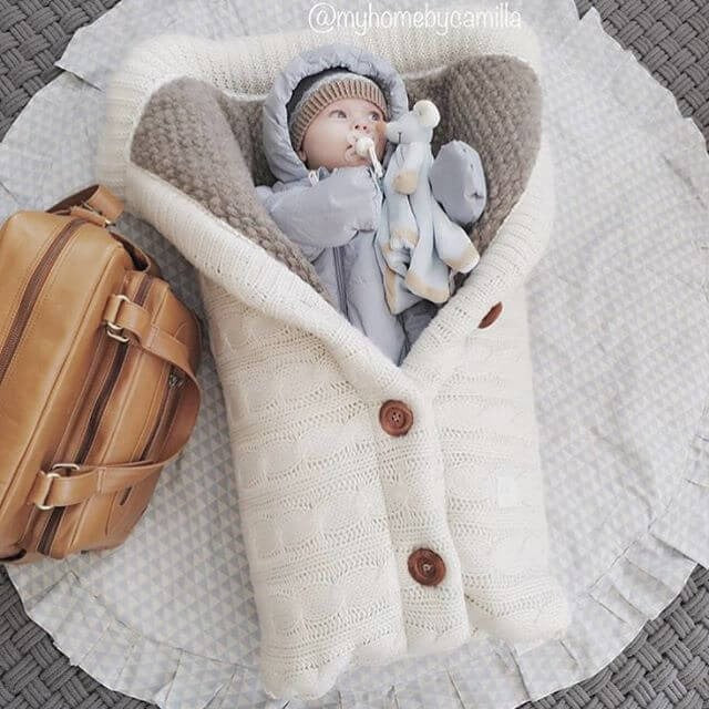 CozyCradle™ – Fleece Baby Sleeping Bag – Soft, Warm & Breathable