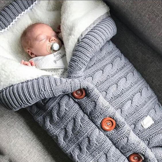 CozyCradle™ – Fleece Baby Sleeping Bag – Soft, Warm & Breathable