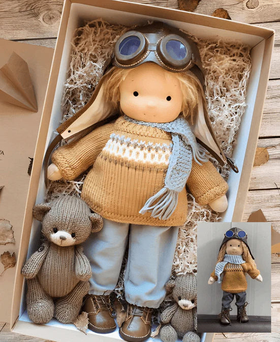 SnugWald™ – Handmade Fabric Doll – Imaginative Comfort Companion