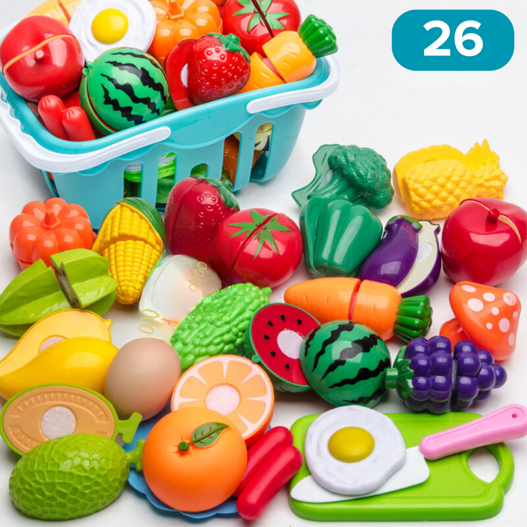4Little™ Fruit and Vegetable Cutting Playset