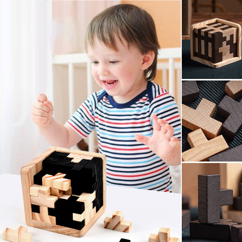 BrainCraft™ – Interactive Wooden Puzzle – Cognitive Skill Building Toy