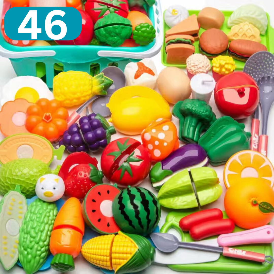4Little™ Fruit and Vegetable Cutting Playset