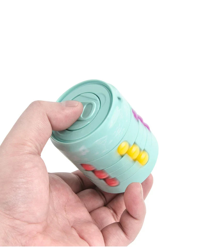 SpinLogic™ – Rotating Puzzle Fidget Cube – Stress Relief Toy