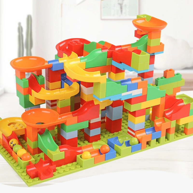 MazeCrafter™ – Marble Run Construction Kit – Build, Learn, and Play