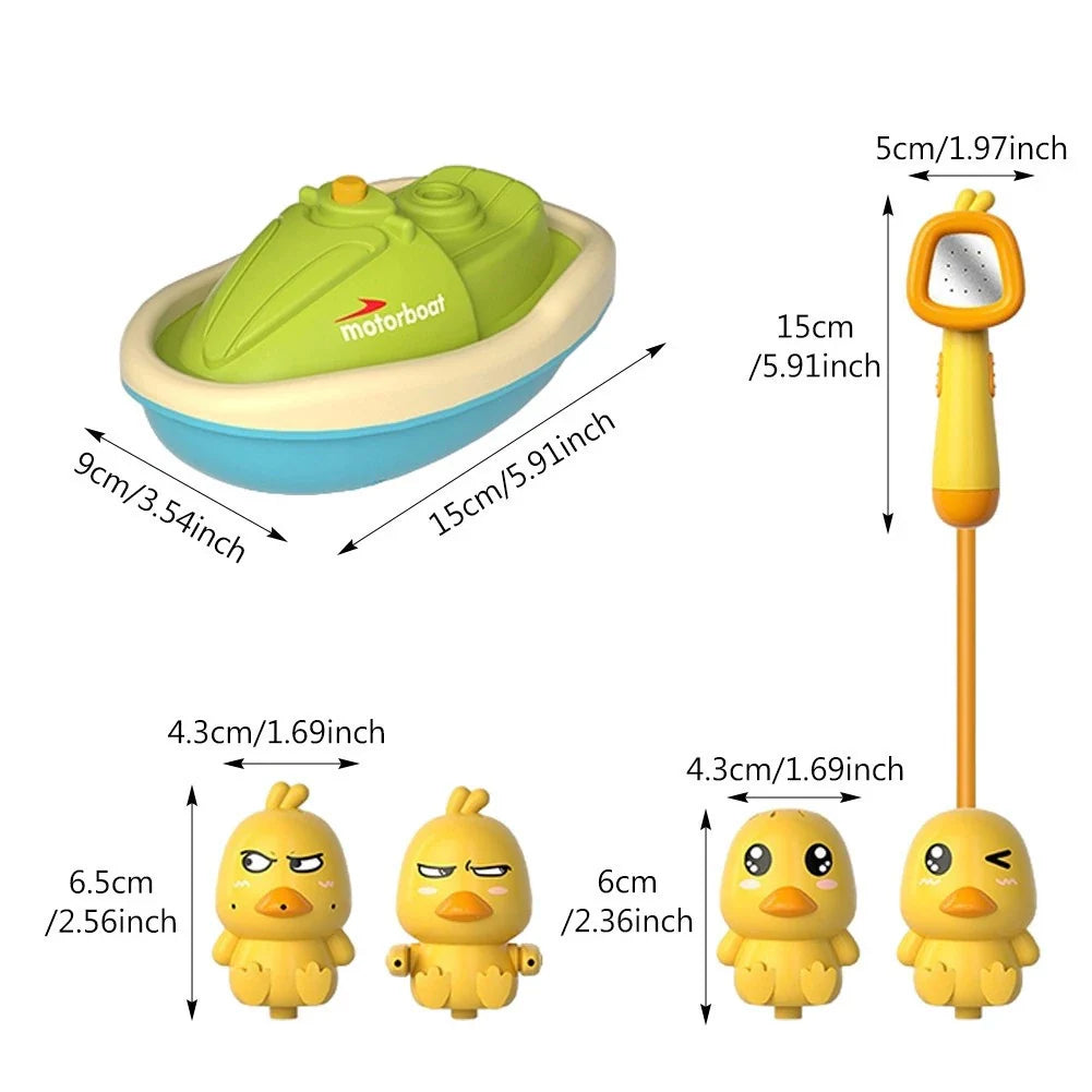 DuckySpray™ – Motorised Bath Time Fountain – Interactive Water Toy