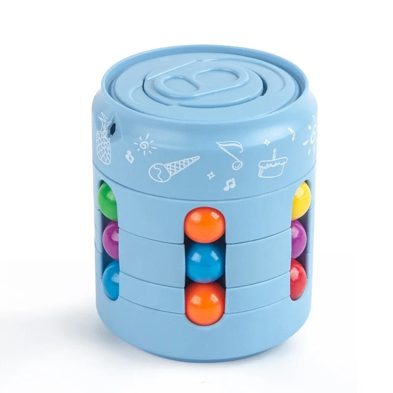 SpinLogic™ – Rotating Puzzle Fidget Cube – Stress Relief Toy