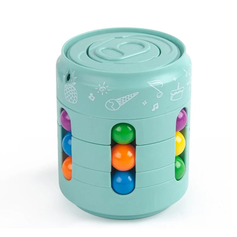 SpinLogic™ – Rotating Puzzle Fidget Cube – Stress Relief Toy
