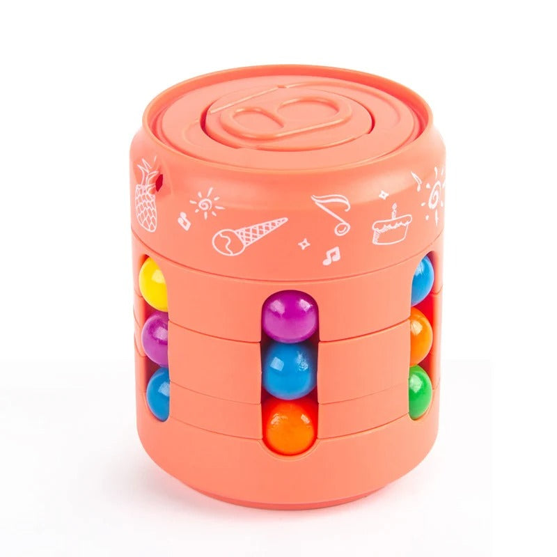 SpinLogic™ – Rotating Puzzle Fidget Cube – Stress Relief Toy