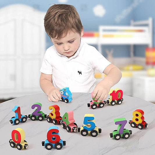 NumboTrain™ – Wooden Number Train – Fun Counting Play