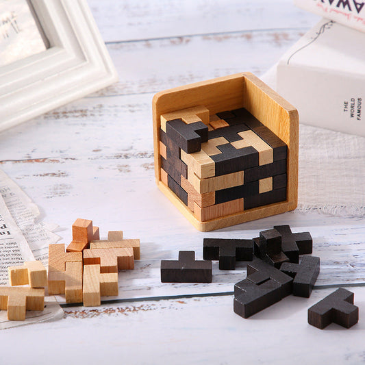 BrainCraft™ – Interactive Wooden Puzzle – Cognitive Skill Building Toy