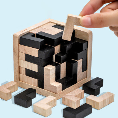 BrainCraft™ – Interactive Wooden Puzzle – Cognitive Skill Building Toy