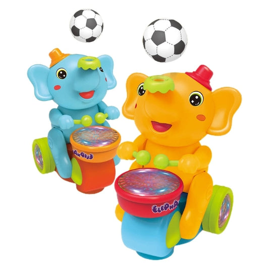 DrumBuddy™ – Musical Elephant Toy – Interactive Drumming Fun