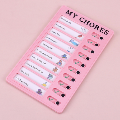 TaskMark™ – Kids Chore Chart Set – Visual Daily Organizer