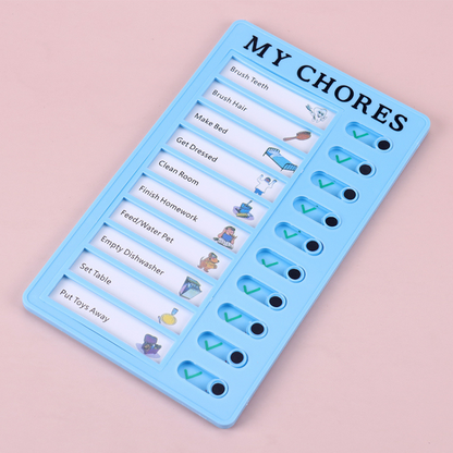 TaskMark™ – Kids Chore Chart Set – Visual Daily Organizer