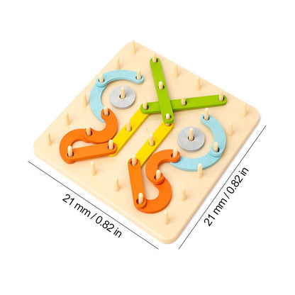 ShapeBright™ – Montessori Wooden Puzzle – Cognitive Learning Toy