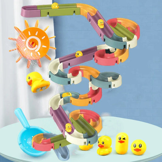 SlideSplash™ – Customisable Bath Toy Set – Creative Water Play for Toddlers