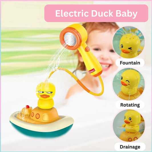 DuckySpray™ – Motorised Bath Time Fountain – Interactive Water Toy